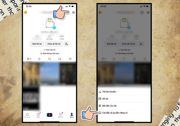  Thay đổi ngôn ngữ tiktok bước 2