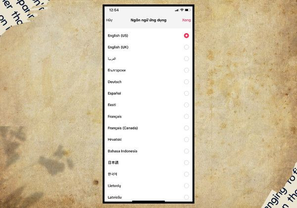  Thay đổi ngôn ngữ tiktok bước 4