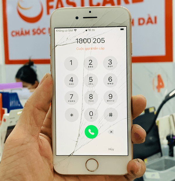 Thay mặt kính iPhone 8