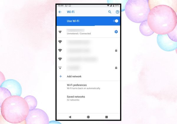 tìm IP trên điện thoại Android bước 1 tìm IP trên điện thoại Android bước 1