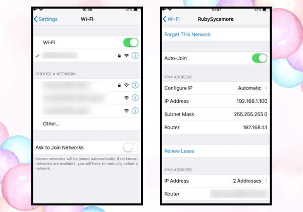 tìm IP trên điện thoại iOS tìm IP trên điện thoại iOS