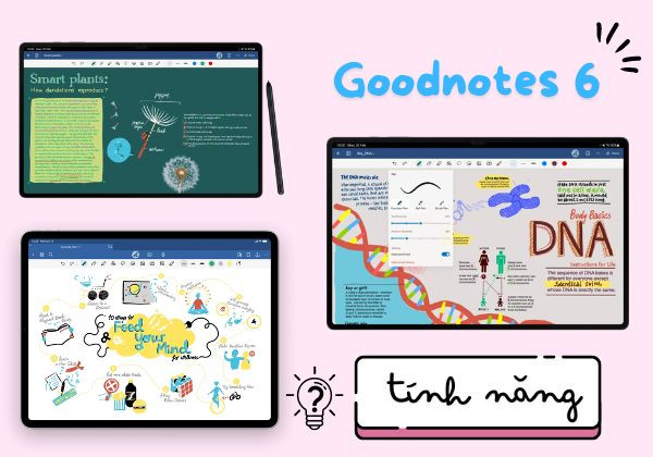 Tính năng nổi bật của Goodnotes 6
