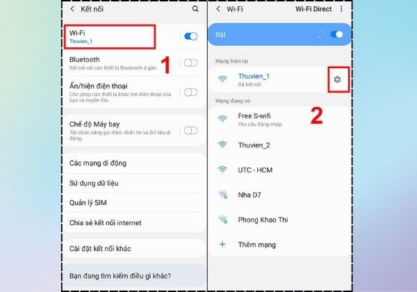 Trên thiết bị Android&nbsp;B1