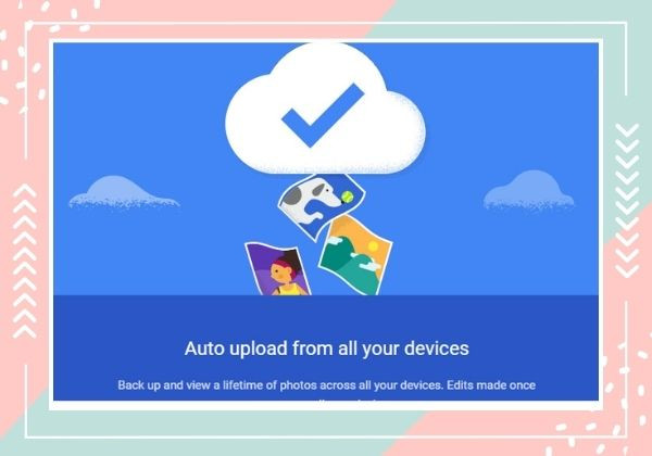 Tự động sao lưu ảnh và video