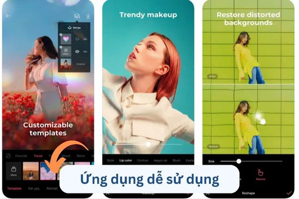 Ứng dụng dễ sử dụng