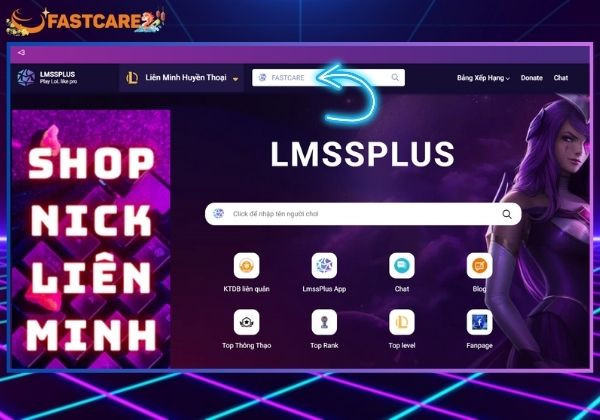 Xem thông tin người chơi LMHT thông qua LMSS bước 2