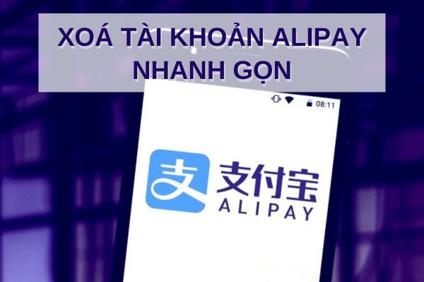 Xóa tài khoản Alipay