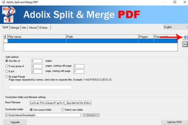 Tách file PDF