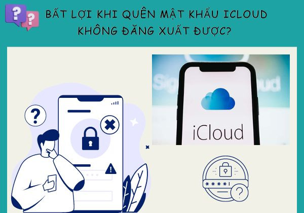 Bất lợi khi quên mật khẩu iCloud không đăng xuất được? Bất lợi khi quên mật khẩu iCloud không đăng xuất được?