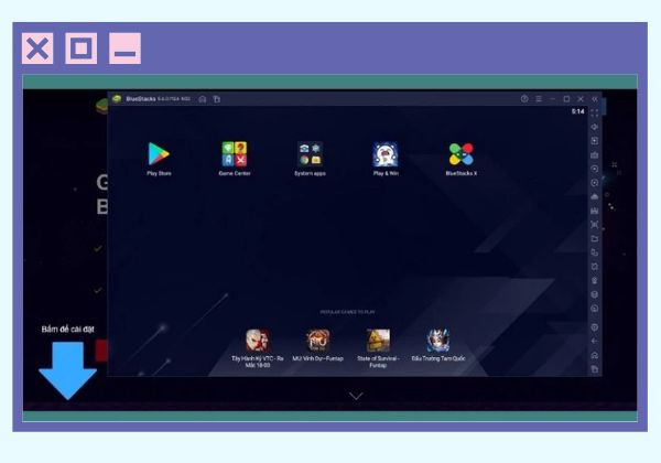 BlueStacks - Phần mềm hỗ trợ đăng bài trên Zalo Web bước 5