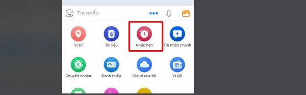 Xem lịch âm trên Zalo