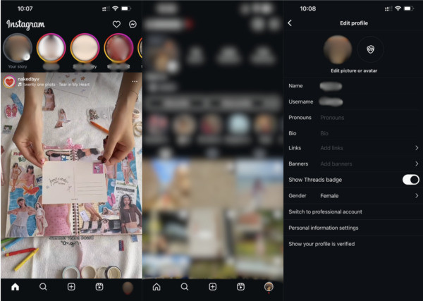 Các bước đặt danh xưng trên Instagram