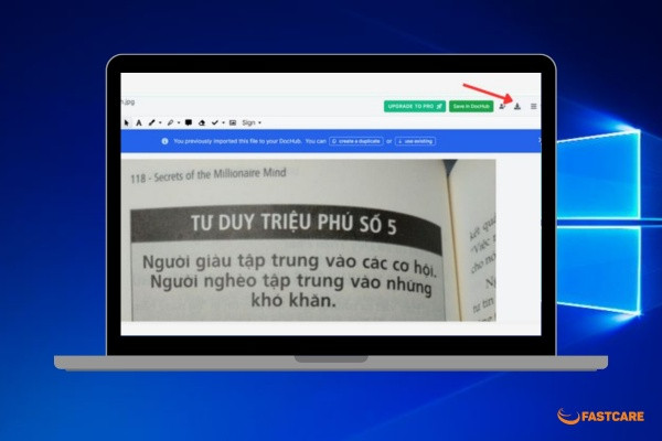 Cách lấy chữ từ ảnh