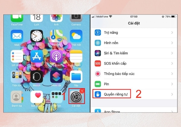 Bật tắt nhanh vị trí trên iPhone