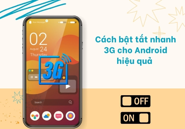 Bật tắt nhanh 3G cho Android