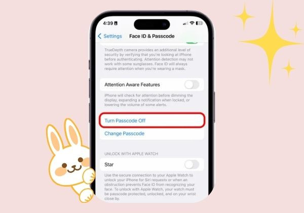 Bỏ mật khẩu mở khóa iPhone