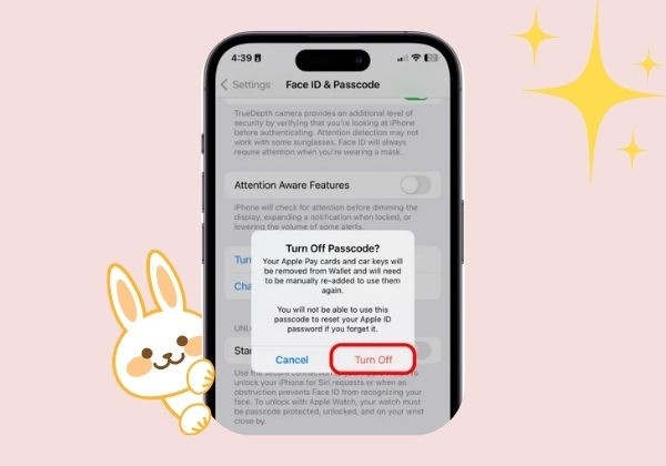 Bỏ mật khẩu mở khóa iPhone