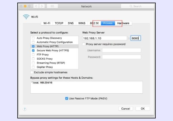Cài đặt Proxy cho máy tính