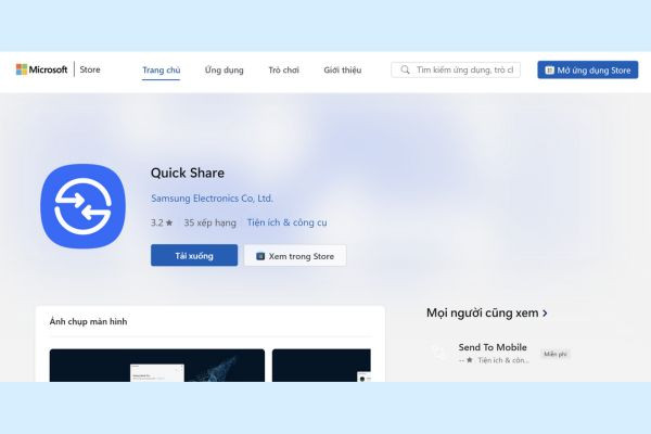 Cách cài đặt Quick Share PC bước 2