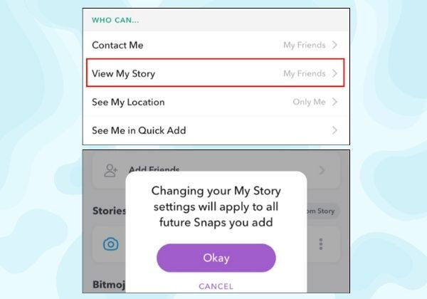 Cách chặn trên Snapchat