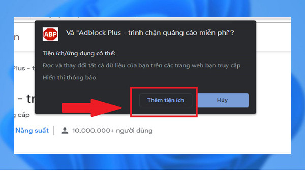 Cách chặn quảng cáo trên Youtube Win 10 bước 1