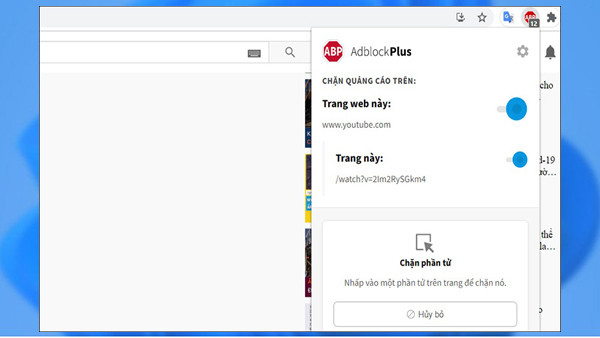 Cách chặn quảng cáo trên Youtube Win 10 bước 3