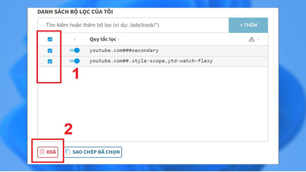 Cách chặn quảng cáo trên Youtube Win 10 bước 7