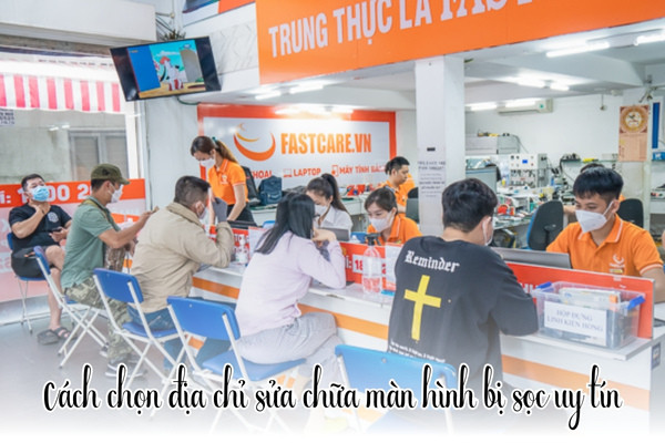 Bị sọc màn hình có ép kính được không