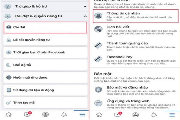 Cách khắc phục không vô hiệu hóa được messenger trên iPhone bước 1.1