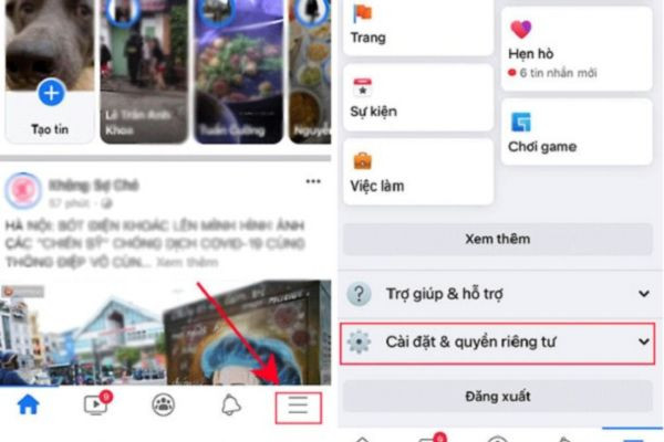 Cách khắc phục không vô hiệu hóa được messenger trên iPhone bước 1