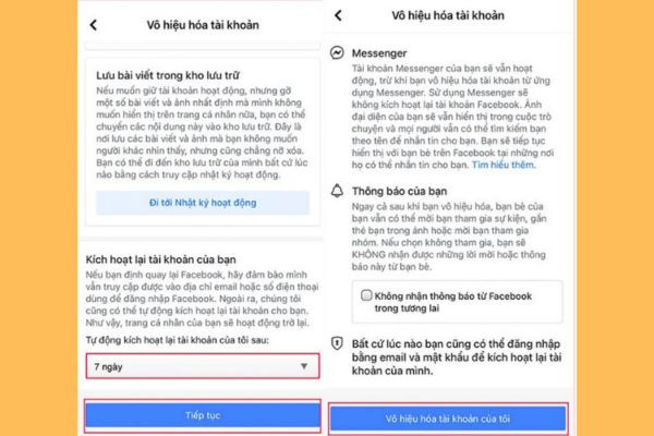 Cách khắc phục không vô hiệu hóa được messenger trên iPhone bước 3