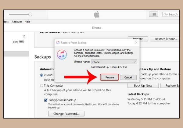 cách khôi phục iMessage bị xoá