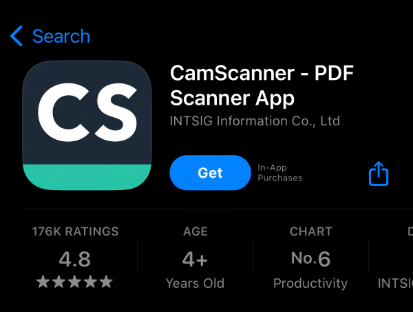 Cách lấy chữ từ ảnh trên iPhone bằng phần mềm CamScanner