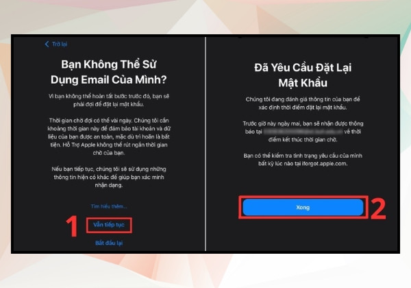 Cách khôi phục mật khẩu iCloud bằng điện thoại B6
