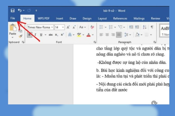 Cách lưu file Word đã chèn chữ ký