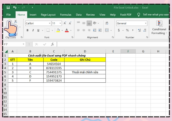 Mở khóa file Excel không cho chỉnh sửa