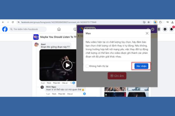 Cách tải video từ bình luận Facebook cho máy tính bước 5