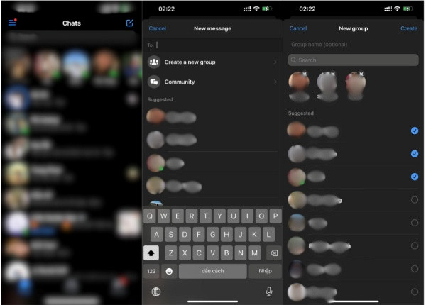 Cách tạo nhóm Messenger đơn giản