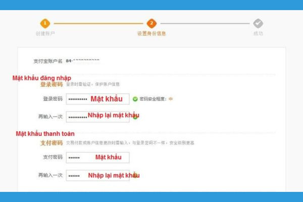 Cách tạo tài khoản Alipay trên máy tính bước 4