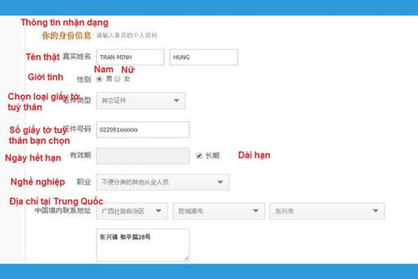Cách tạo tài khoản Alipay trên máy tính bước 5