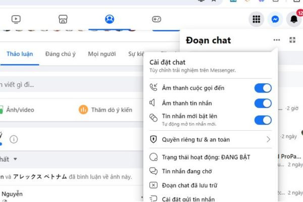Cách tắt mã hóa đầu cuối trên Mess cho PC, Laptop bước 1