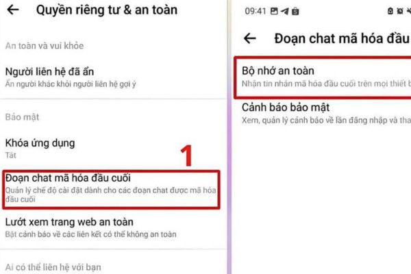 Cách tắt mã hóa đầu cuối trên messenger - hệ điều hành Android bước 2