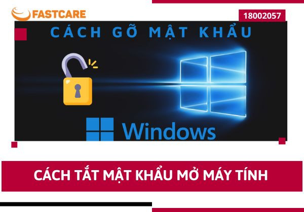Cách tắt mật khẩu mở máy tính