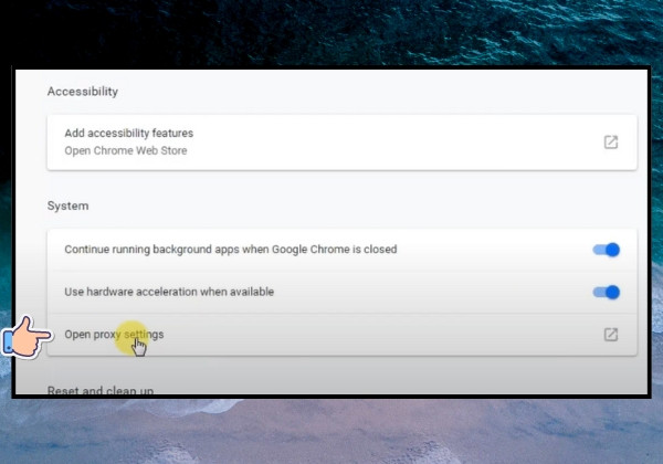 Cách thay đổi Proxy trên Google Chrome