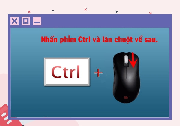 Cách phóng to thu nhỏ trên máy tính
