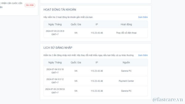 Tạo Tài Khoản Garena