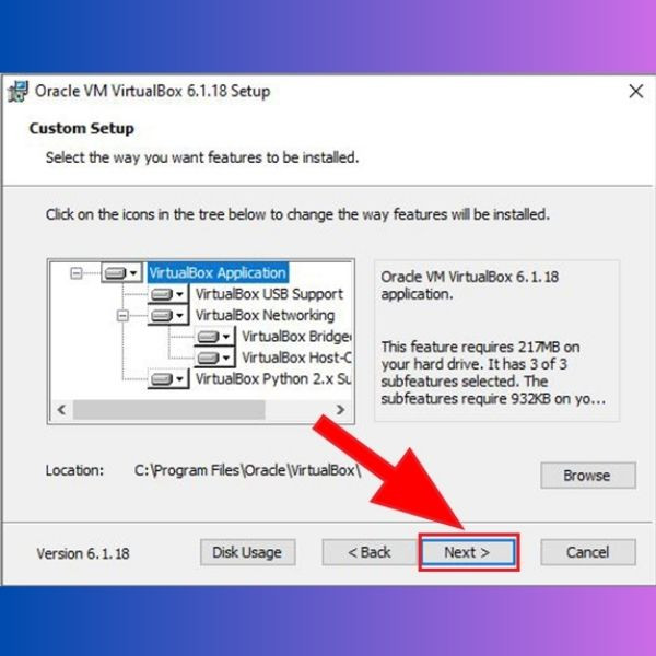 Hướng dẫn cài VirtualBox trên Windows bước 3 Hướng dẫn cài VirtualBox trên Windows bước 3