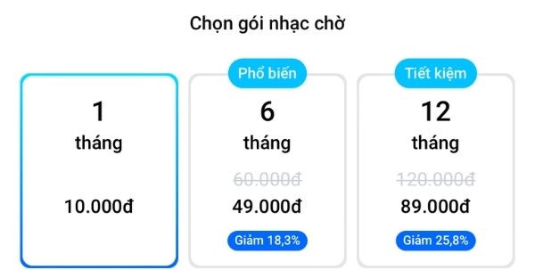 Cài nhạc chờ zalo có tốn phí không?