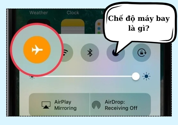Bật chế độ máy bay có sạc nhanh không