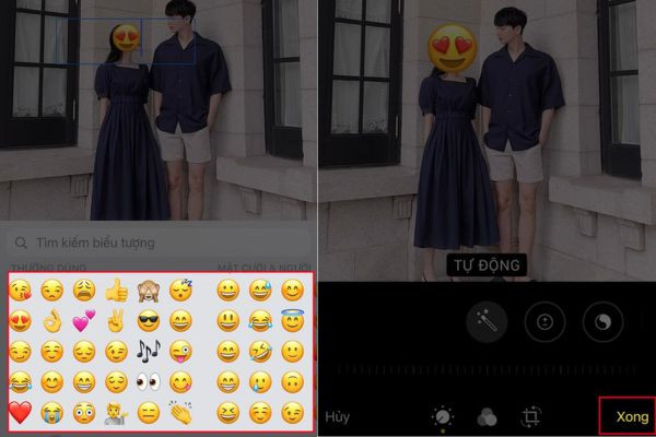 Chèn emoji vào ảnh trên iPhone